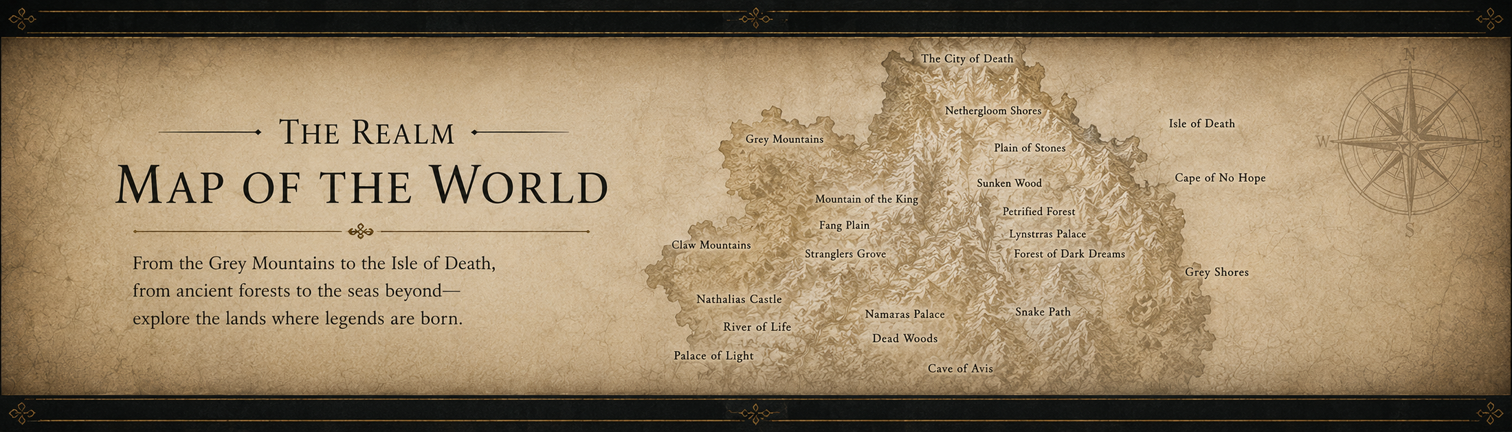 Journey Of The Seeds Map of the World