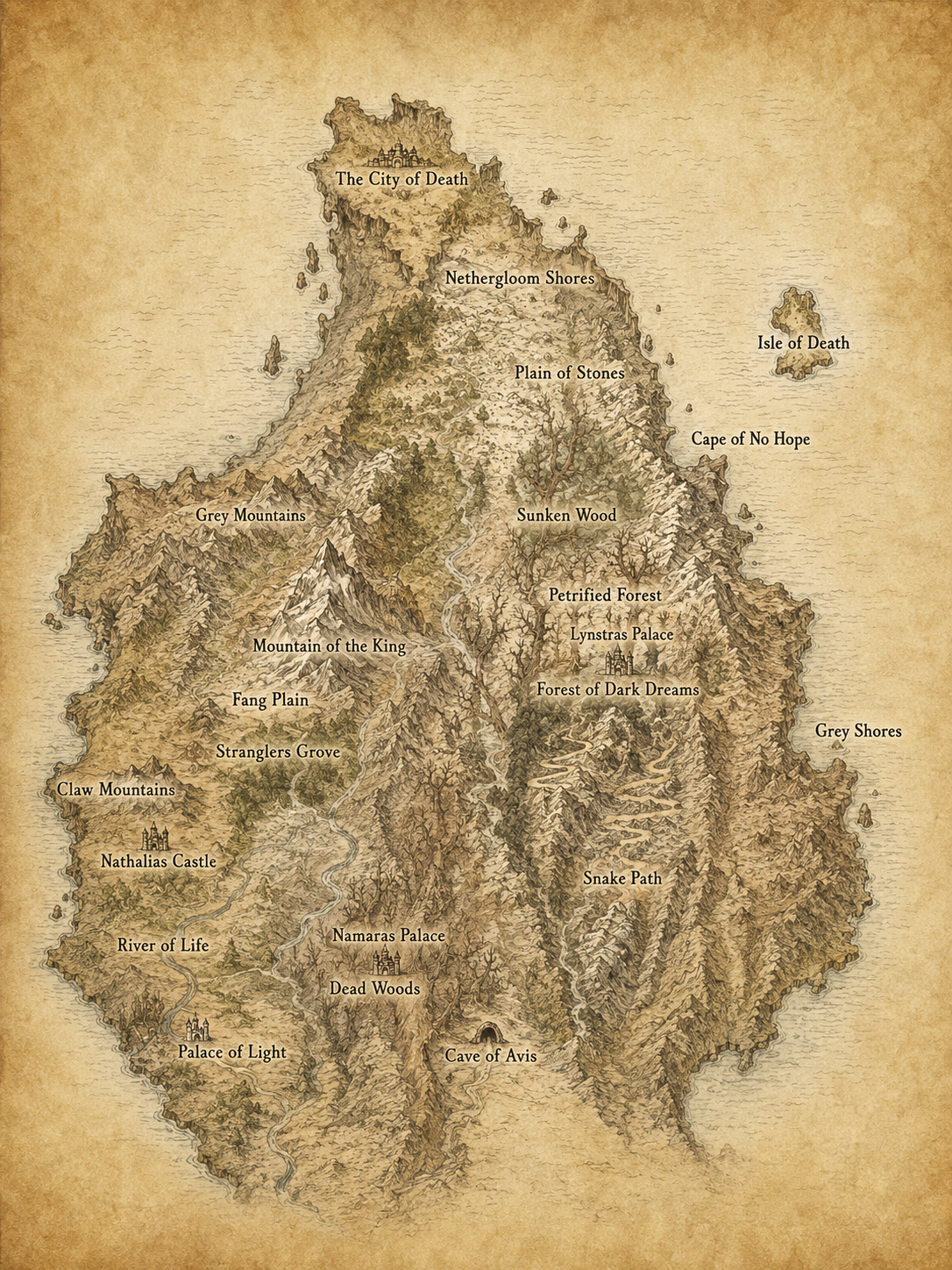 Journey Of The Seeds Realm Map