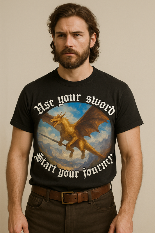 NEW - Use Your Sword, Start Your Journey" - Empowerment Tee